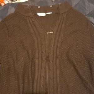 Womens brown sweater